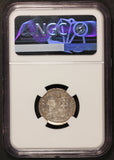 1645 Austria Hall 3 Kreuzer Silver Coin - NGC MS 64