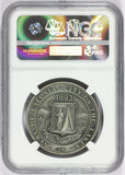 1968 Laconia, NH New Hampshire Diamond Jubilee Silver Town Medal - NGC MS 68