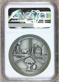 1989 Ashford, CT Connecticut 275th Anniversary WM Town Medal - NGC MS 68