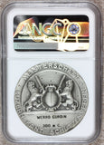 1955 Switzerland Luzern Swiss Shooting Festival Silver Medal R-928a - NGC MS 66