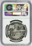 1969 Tilton, NH New Hampshire Centennial Sterling Silver Town Medal - NGC MS 67