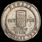 1934 Germany Durkheim Fritz Keller 30 Pfennig Wine Token Menz-7253.3 - NGC MS 65