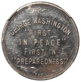 1916 Washington Thomas Elder First in Peace AL Medal Delorey-100 - NGC MS 62 PL