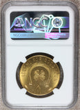 1936 Cleveland, OH Great Lakes Exposition Gilt Good Luck Token Medal - NGC MS 65