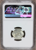 AH1363 (1944) Egypt 2 Piastres Silver Coin - NGC MS 63+ - KM# 369