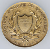 1920 Switzerland Vaud Swiss Shooting Festival Bronze Medal R-1662c - NGC MS 64 BN