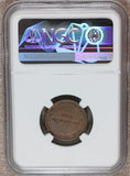 1834 Ireland Dublin W. Todd & Co Bronze Token Farthing - NGC AU 58 BN - W-5905