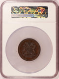 1820 Great Britain Elgin Marbles Parthenon Frieze Theseus Bronze Medal BHM-1061 - NGC MS 65 BN