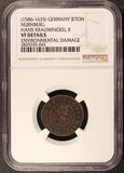 1586-1635 Germany Nurnberg Hans Krauwinckel II Jeton Coin - NGC VF Details