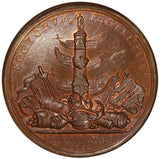 1718 Great Britain Cape Passaro Naval Action Bronze Medal MI-439-42 - NGC MS 63 BN