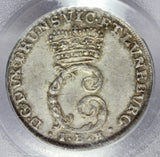1758-IBH Germany Brunswick-Wolfenbuttel 4 Mariengroschen Silver Coin - PCGS AU 58 - KM# 894