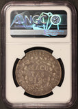 1783 Angola 12 Macutas Silver Coin - NGC VF 35 - KM# 25