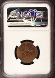 1795 G. Britain Somersetshire Bath Farthing Conder Token D&H-112A - NGC MS 63 RB