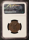 1723 Ireland 1/2 Half Penny Coin S-6601 - NGC MS 63 BN - KM# 117.4