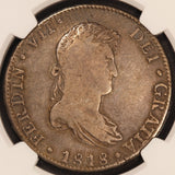 1818 Mo JJ Mexico 8 Reales Silver Coin - NGC VF 30 - KM# 111