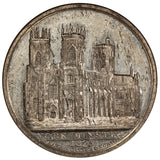 1829 Great Britain York Minster Choir Fire WM Medal BHM-1361 - NGC MS 62