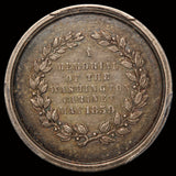1859 George Washington Mint Cabinet Silver Medal J-MT-22 Baker-325A - PCGS SP 58