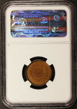 1859 (ND) Washington Commencement of Cabinet Bronze Medal J-MT-22 - NGC MS 63 RB