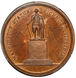 1860 George Washington Houdon Statue SP Lovett Medal B-315 GW-516 - PCGS UNC Details
