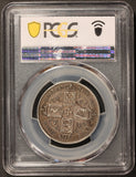 1862 Great Britain Florin 2 Shillings Silver Coin - PCGS XF 40 - KM# 746.1