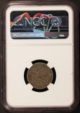 1867 Shield Nickel WS Miller Counterstamped Merchant Token Brunk-M-702 - NGC VF 30