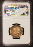 1869 Jamaica 1/2 Half Penny Coin - NGC MS 65 - KM# 16