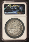 1884 Governor of Connecticut William Buckingham Statue WM Medal - NGC MS 62