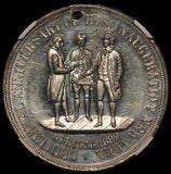 1889 Washington Inauguration Centennial Taking the Oath Medal D-49A - NGC MS 62