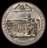 1892-93 Worlds Columbian Expo Christopher Columbus Medal - NGC AU 55 - Eglit-55