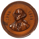 1893 PA Washington Lodge No. 59 Centennial Bronze Medal B-M-297 - NGC MS 64 BN