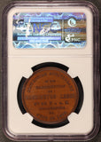 1893 PA Washington Lodge No. 59 Centennial Bronze Medal B-M-297 - NGC MS 64 BN