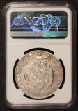 1894 As ML Mexico 8 Reales Silver Coin - NGC AU 58 - KM# 377