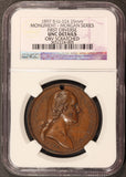 1897 Washington Monument Morgan Series 1st Obverse Medal B-U-324 - NGC UNC Details