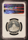 1897 Washington Fairmount Park Monument WM Medal B-Q-324 - NGC UNC Details