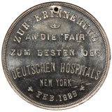 1889 New York NY Deutschen Hospitals Merchant Token R-NY-NY-A61 - NGC MS 64 DPL