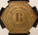 1900 Guatemala Compania Hamburguesa Token R-GMA-92 - NGC AU 50