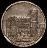 1919 Germany Trier 10 Pfennig Iron Notgeld Coin Lamb-532.6 - NGC MS 63