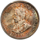 1921-M Australia 3 Three Pence Silver Coin - PCGS MS 64 - KM# 24