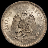 1923-M Mexico 1 Un Peso Silver Coin - NGC MS 64 - KM# 455