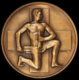 1949 Switzerland Graubunden Chur Swiss Shooting Bronze Medal R-858b - NGC MS 63