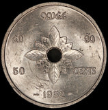 1952 Laos 50 Cents Coin - NGC MS 62 - KM# 6