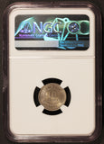 1956 British Honduras 10 Cents Coin - NGC MS 66 - KM# 32