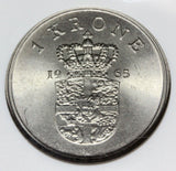 1965 CS Denmark 1 Krone Coin - NGC MS 65 - KM# 851.1