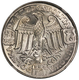 1966 MW Poland 100 Zlotych Proba Silver Coin P-350A - NGC MS 64 - KM# Pr147
