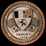 1970 Switzerland Graubunden Swiss Shooting Silvered Medal R-860a - NGC MS 65
