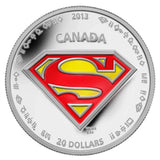2013 Canada $20 Superman Shield 75th Ann 1 oz Silver Coin - NGC PF 70 UCAM