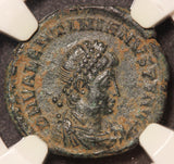 375-392 AD Western Roman Empire Valentinian II AE3 Nummus Ancient Coin - NGC XF